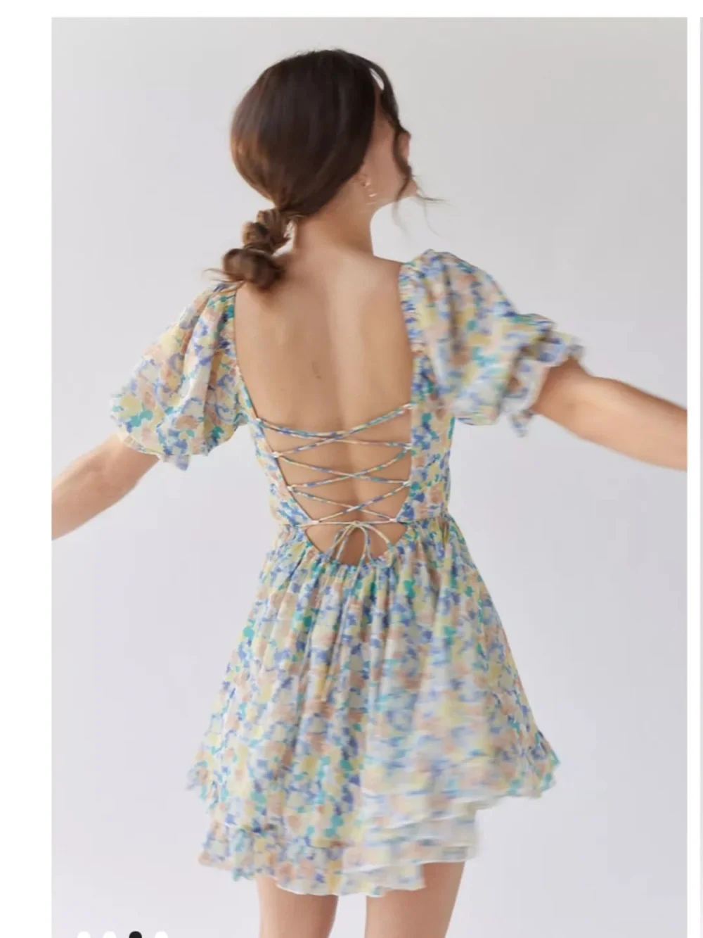 NWT! Kiss The Sky floral Fairy Core dress size small